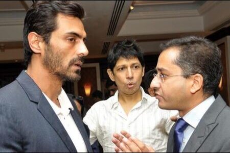 Avinash Kaul with Arjun Rampal