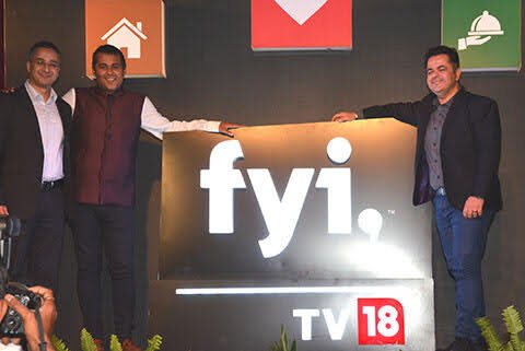 Avinash Kaul with Chetan Bhagat and Vicky Ratnani