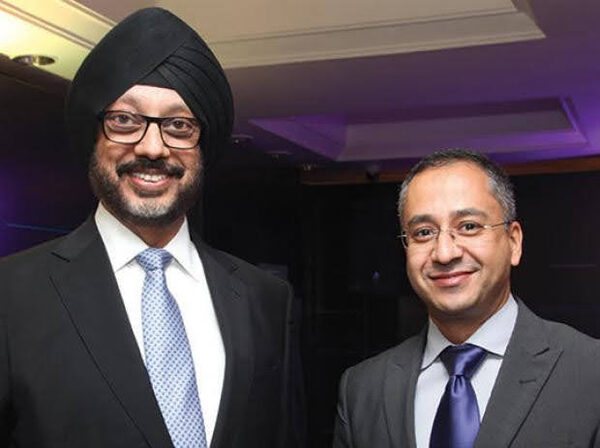 Avinash Kaul with N.P. Singh