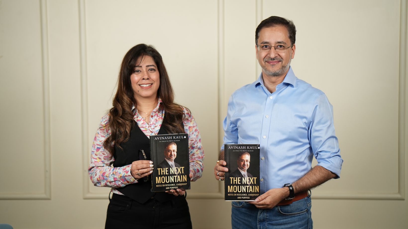 Avinash Kaul with co-author Priya Kumar