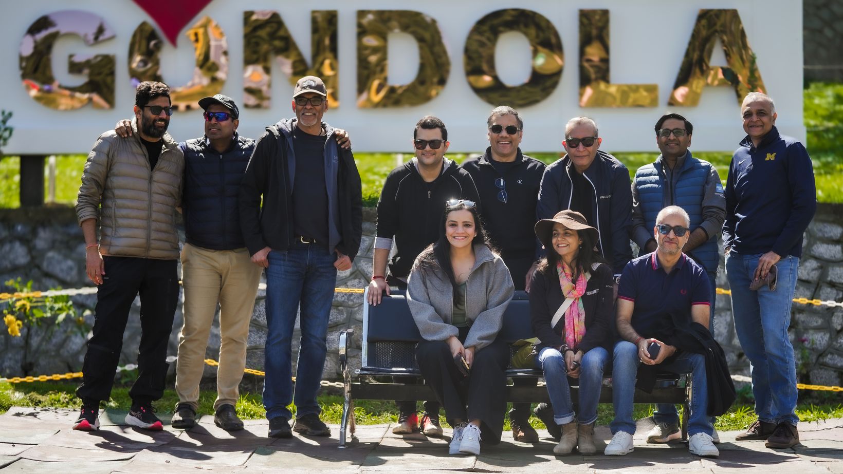 Avinash Kaul at the India Leaders' Retreat, Gulmarg, with Ankit Mehrotra, Anand Jain, Vikas Bagaria, Sandesh Goel, Meetul Patel, Swati Vasudevan, Gunjan Taneja, Arun Goswami and Nitin Jain