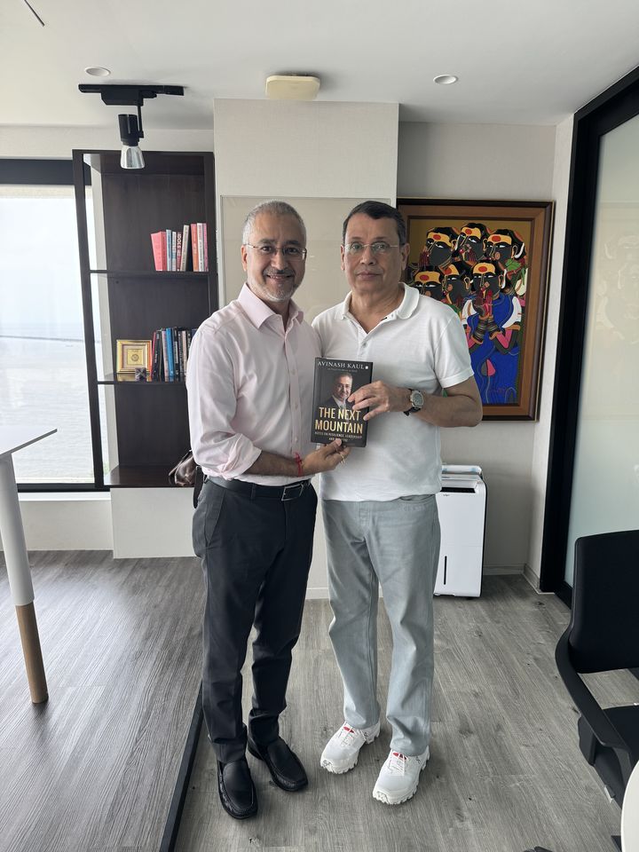 Avinash Kaul with Uday Shankar, Vice Chairman, JioStar