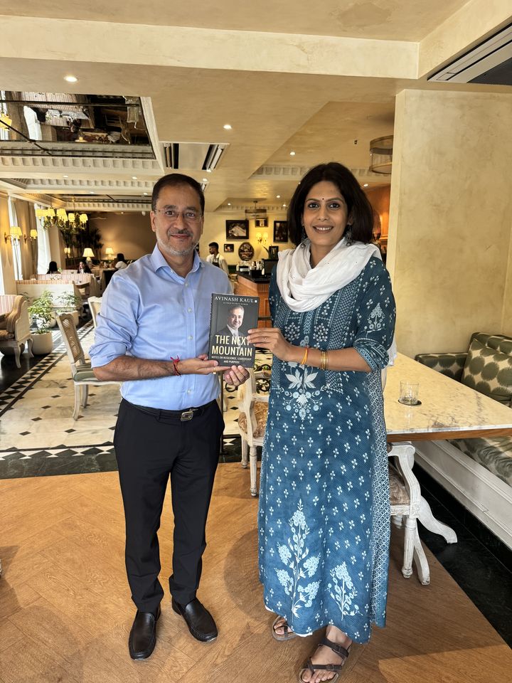 Avinash Kaul with Palki Sharma