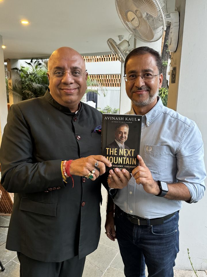 Avinash Kaul with Anurag Batra