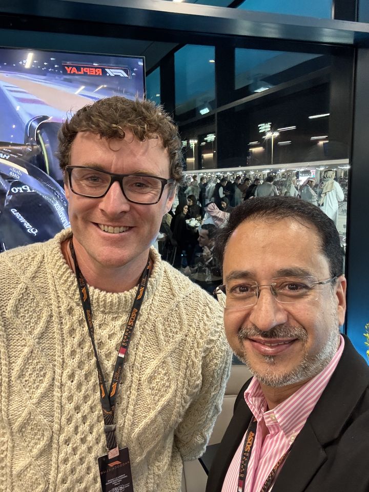 Avinash Kaul with Paddy Cosgrave, founder of Web Summit